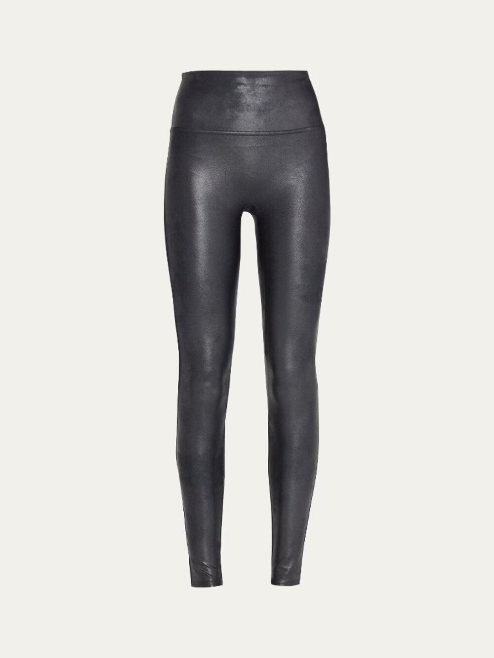 Spanx faux leather compression leggings sz M